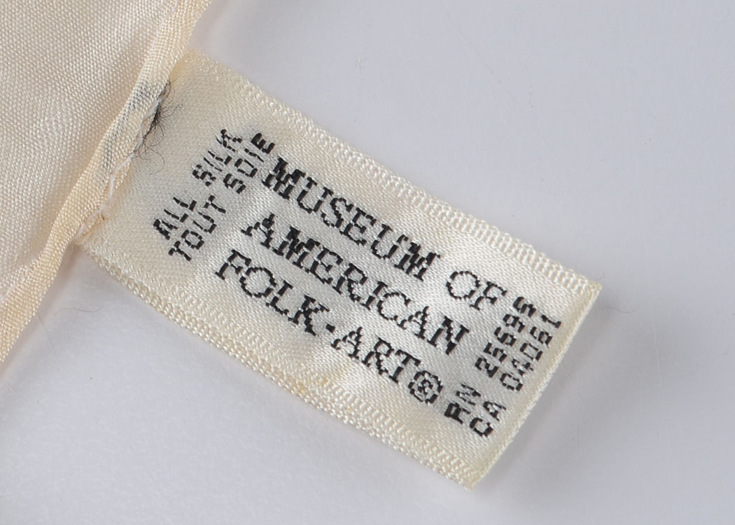 Vintage Silk American Folk Museum Scarf