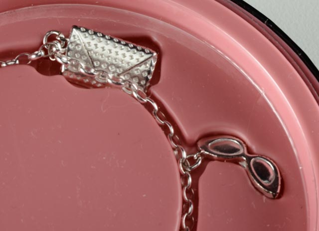 45th Anniversary Sterling Silver Barbie Charm Bracelet & Earrings