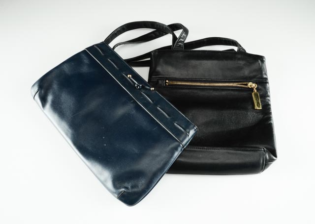 Pair of Designer Leather Purses