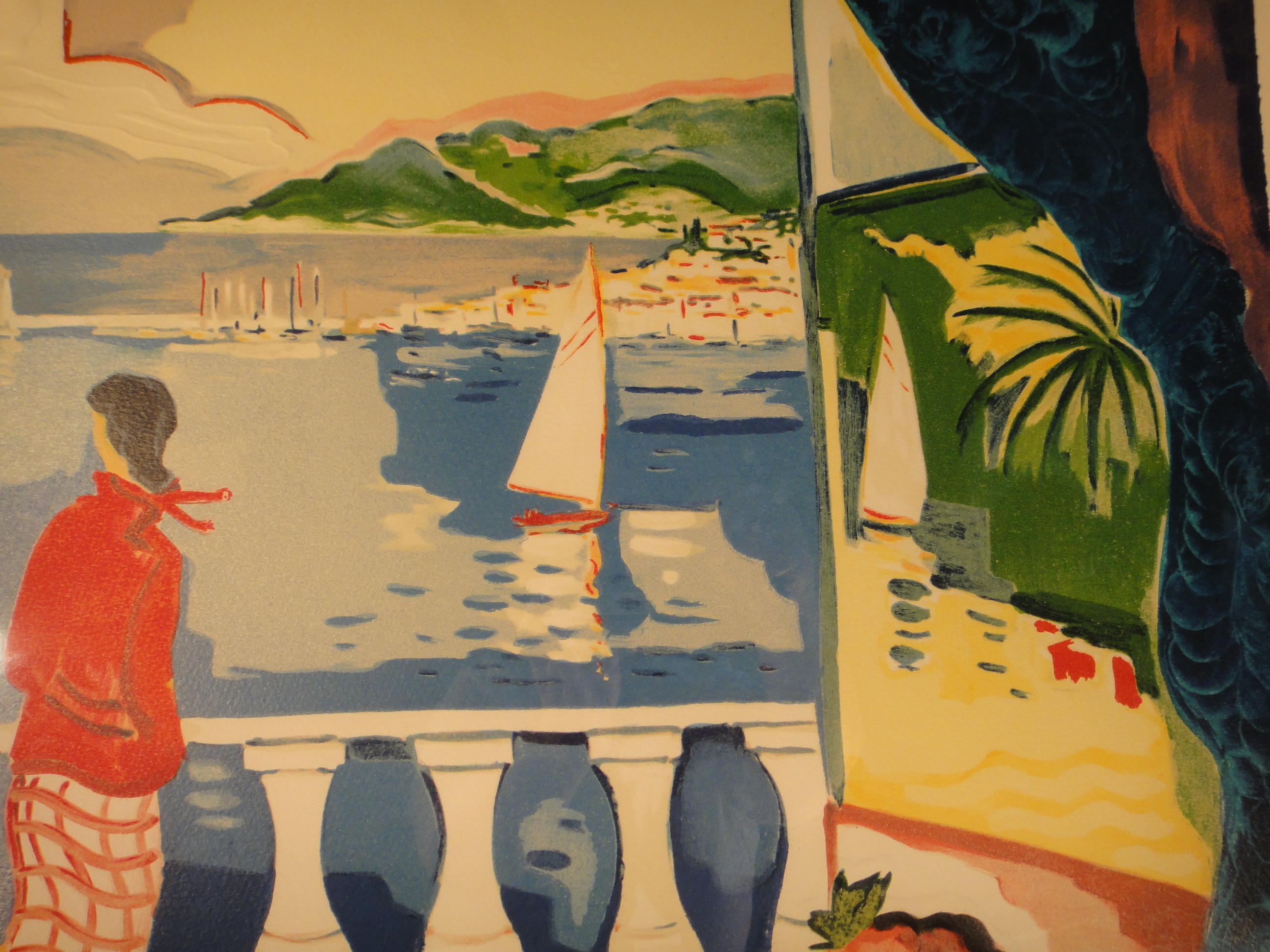 "Femme au Balcon" by  Jean-Claude Picot 