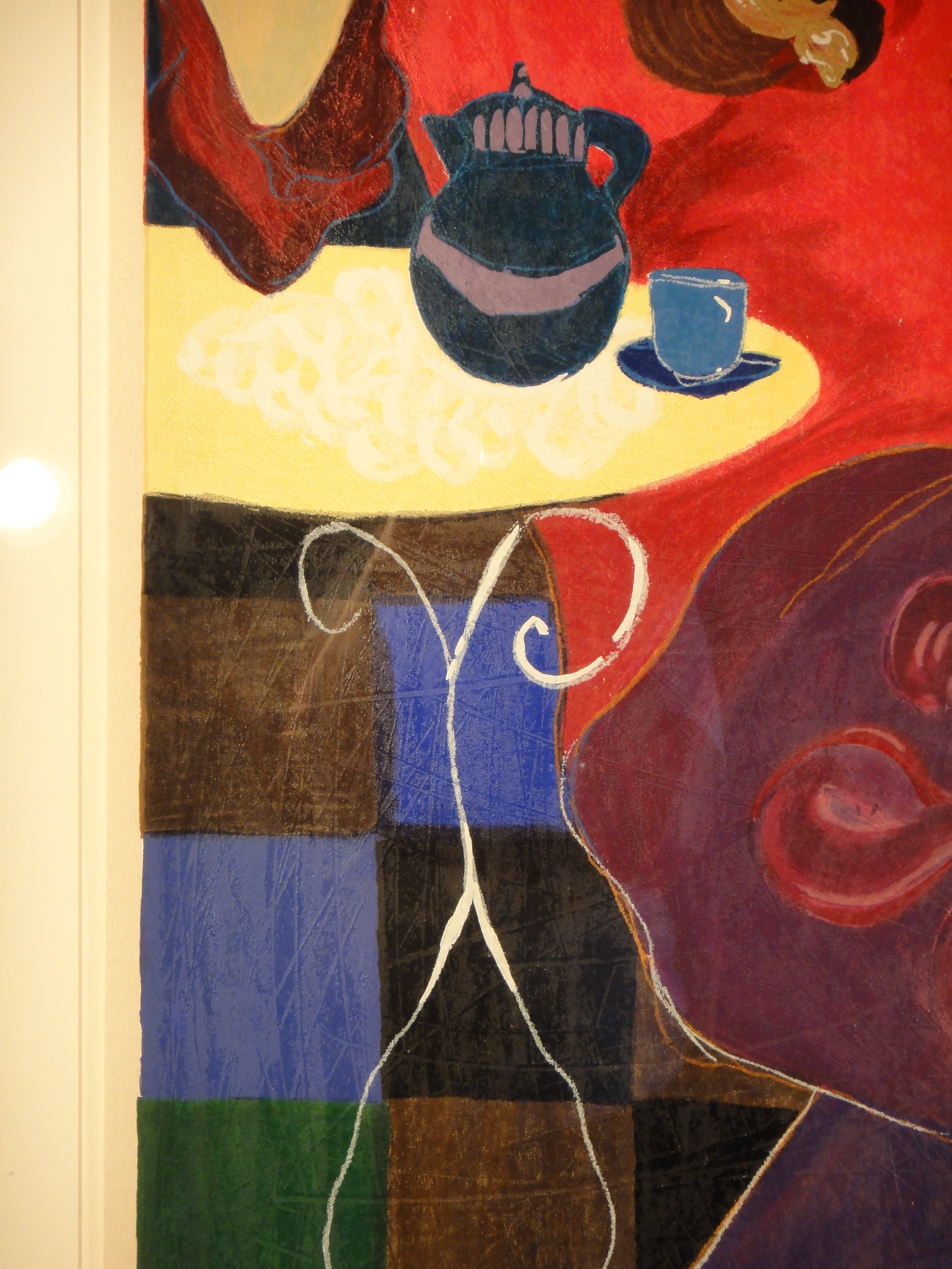 "Tired at Tea II" by Itzchak Tarkay Signed Serigraph