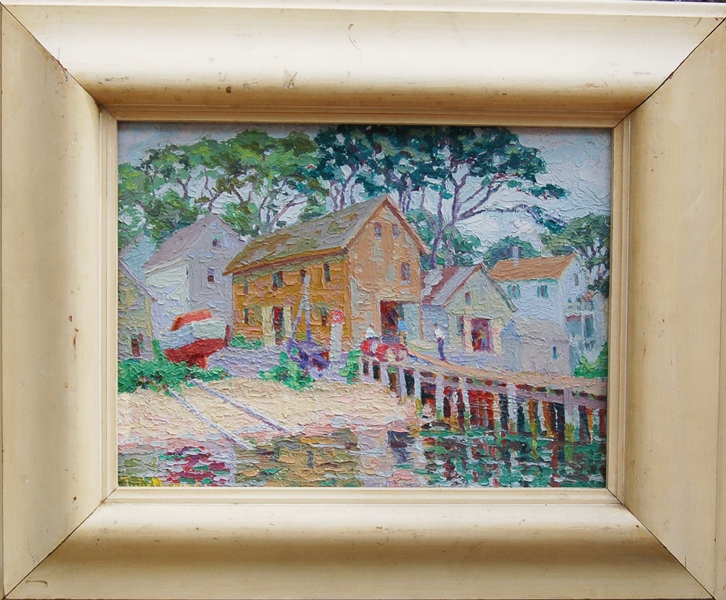 Julie Morrow DeForest "Dubious Weather" Oil Painting