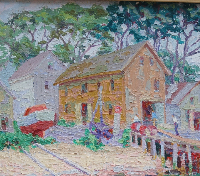 Julie Morrow DeForest "Dubious Weather" Oil Painting