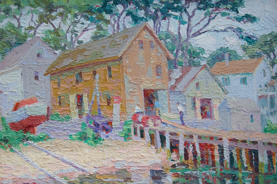 Julie Morrow DeForest "Dubious Weather" Oil Painting