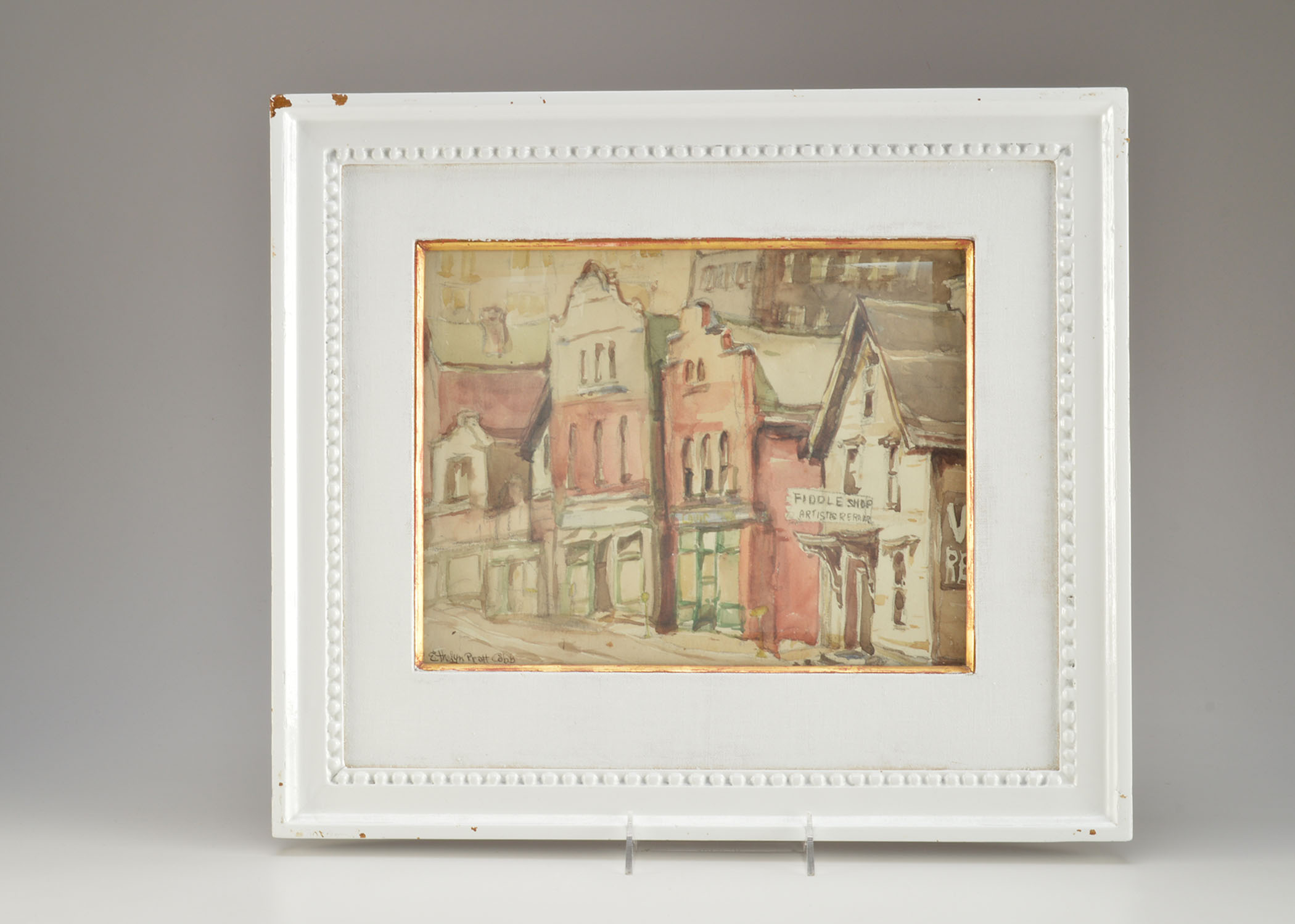 Original Watercolor By Listed Artist Ethelyn Pratt Cobb