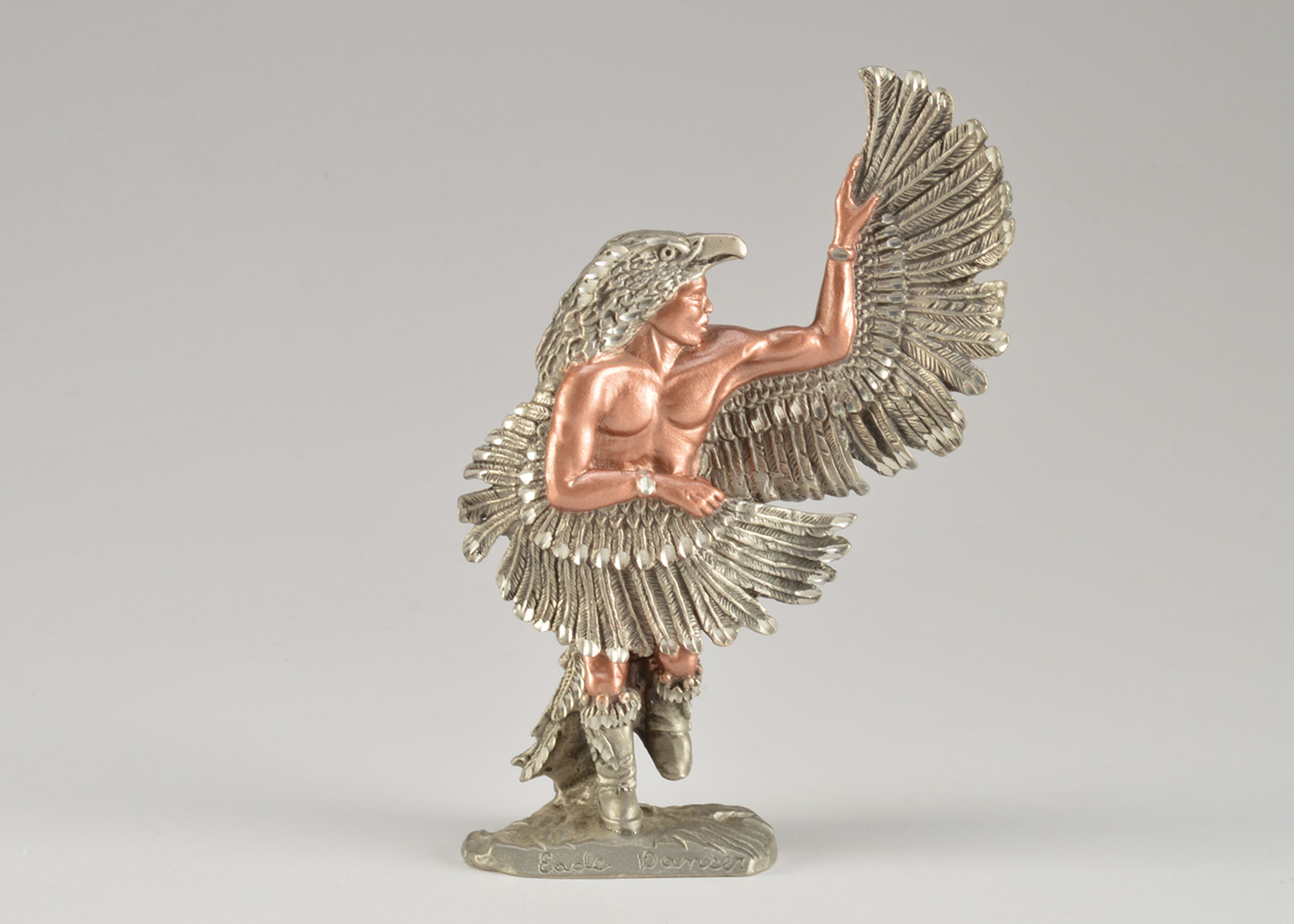 Masterworks Fine Pewter 1990 "Eagle Dancer" Figurine