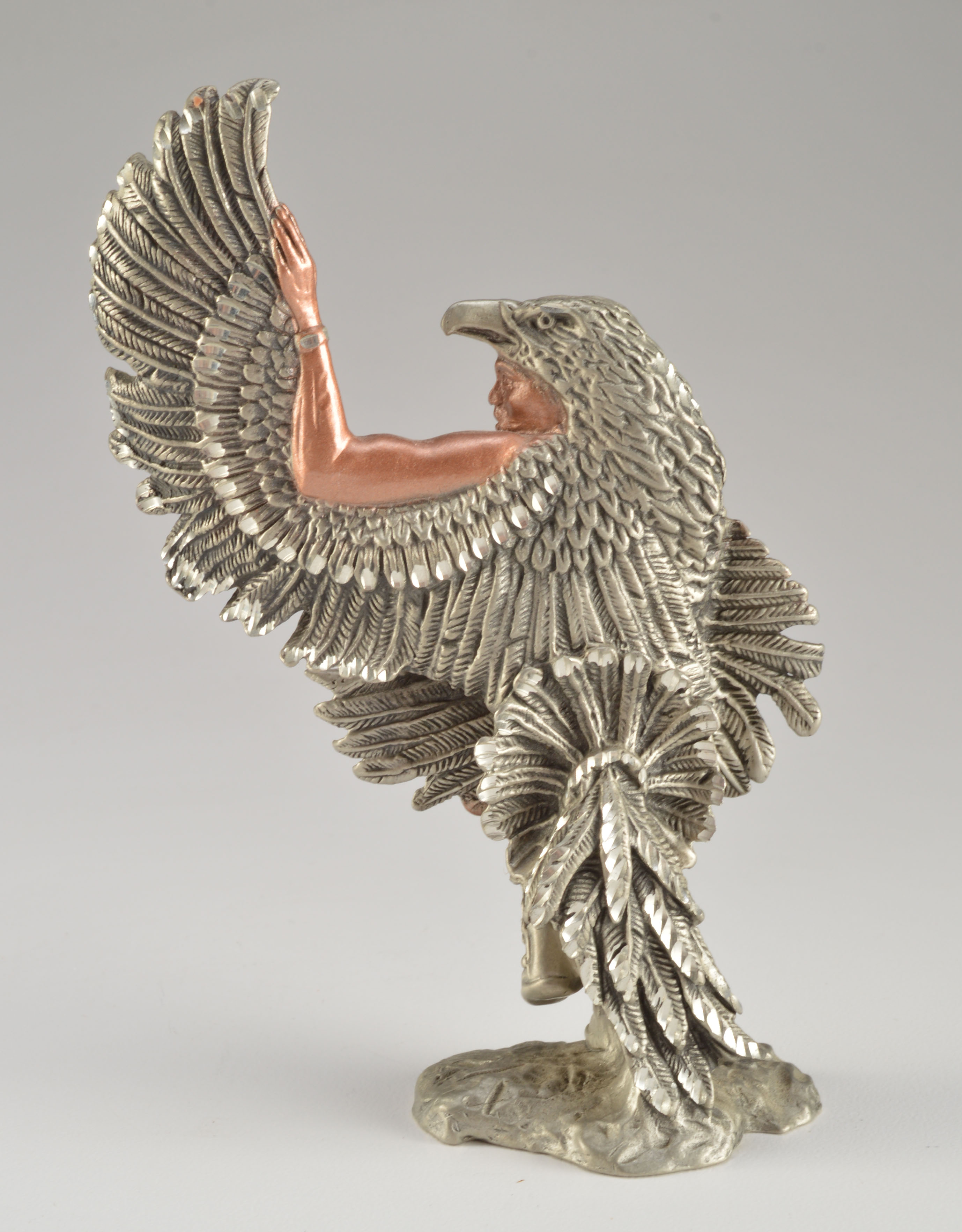 Masterworks Fine Pewter 1990 "Eagle Dancer" Figurine