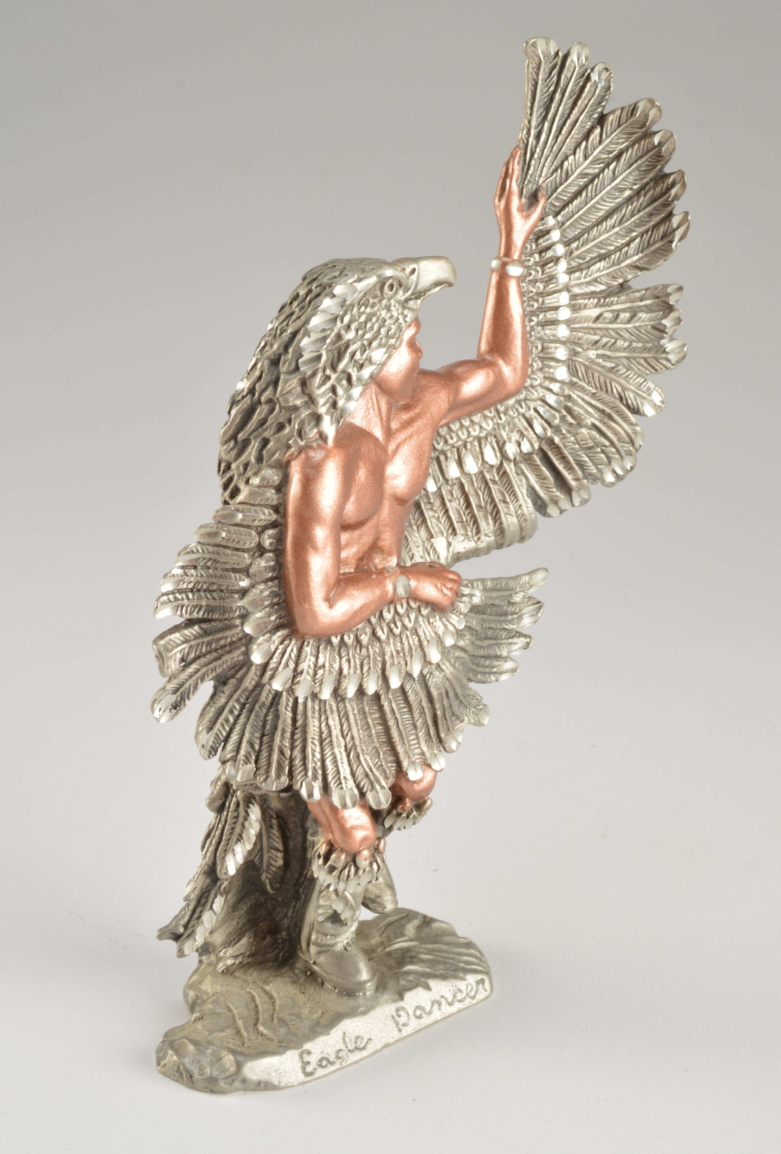 Masterworks Fine Pewter 1990 "Eagle Dancer" Figurine