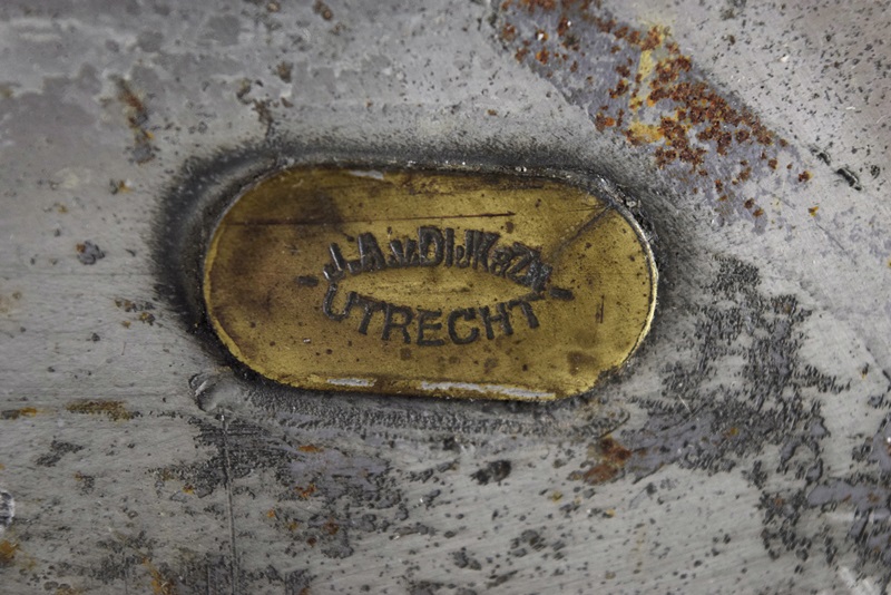 A Pair of Antique Dutch Locomotive Lanterns Marked "Utrecht"