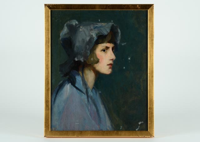 Original Paul Chidlaw Oil on Canvas Portrait