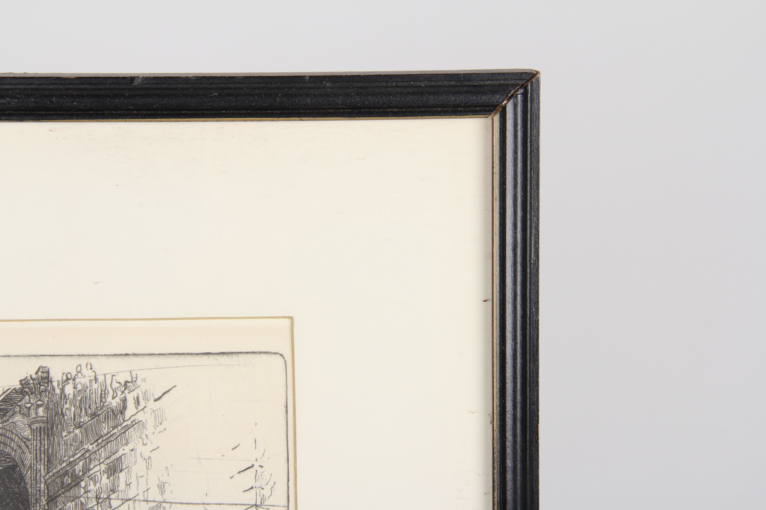 Etching of the Chicago Art Institute, Signed S. Chester Danforth