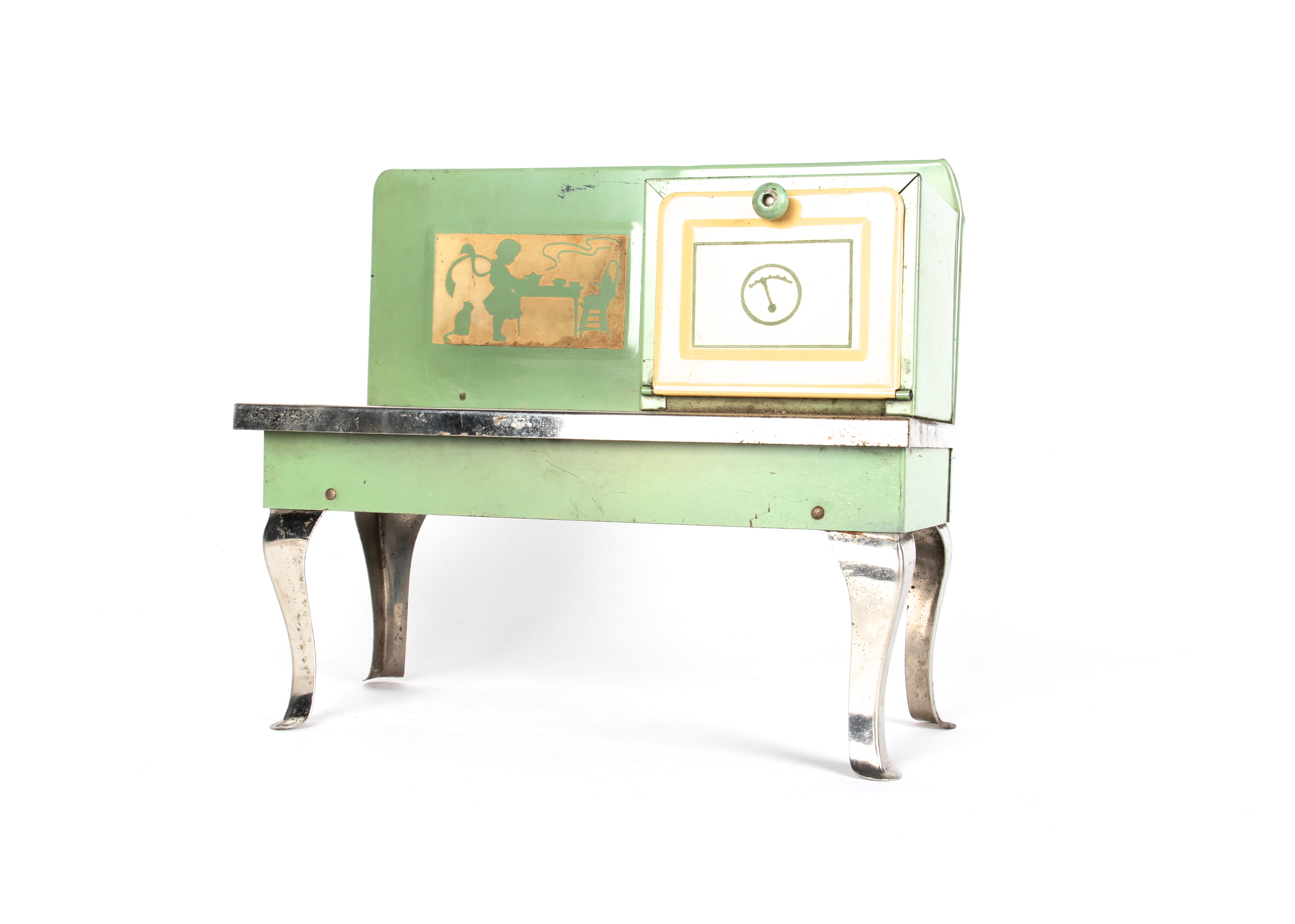 Vintage Circa 1930s Toy Electric Stove by Metal Corp.