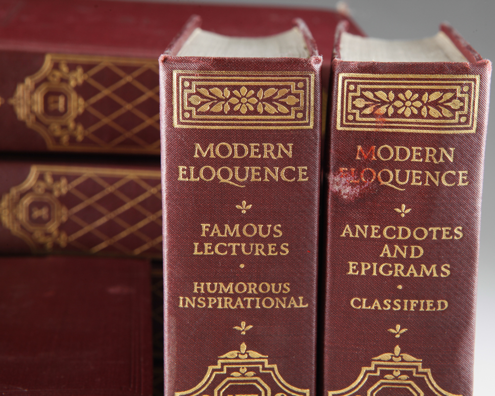 15 Hardcover Volumes of "Modern ELoquence"