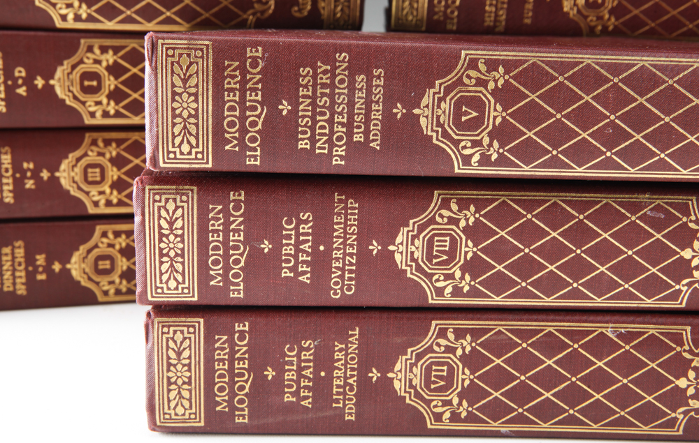 15 Hardcover Volumes of "Modern ELoquence"