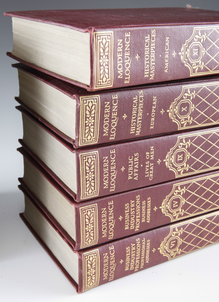 15 Hardcover Volumes of "Modern ELoquence"