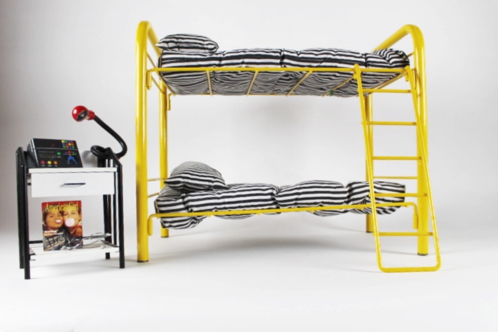 American Girl Yellow Bunk Bed,  Night Stand and More 