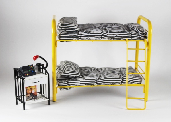 American Girl Yellow Bunk Bed,  Night Stand and More 