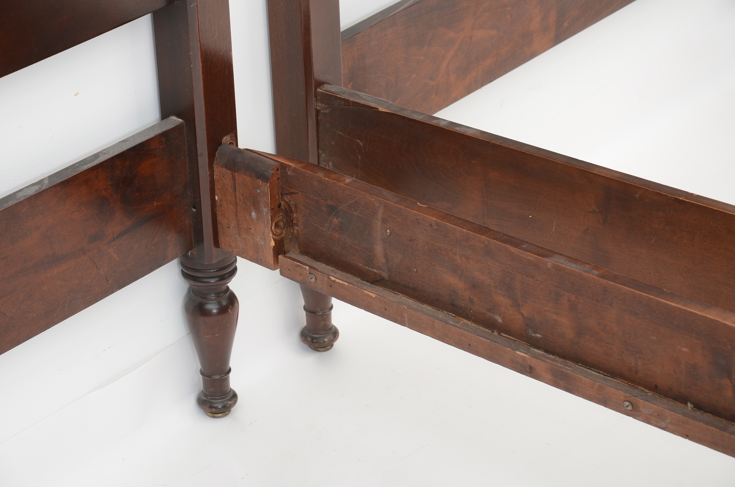 Pair of Mahogany Twin Beds