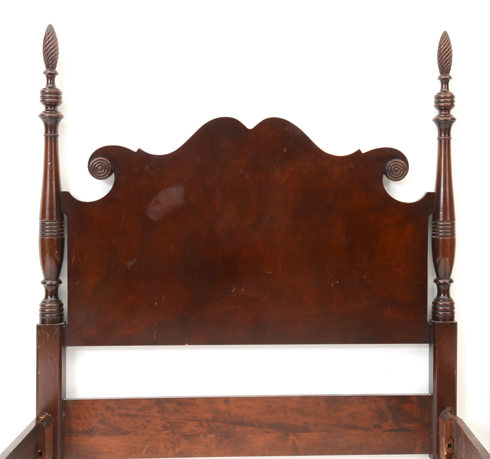 Pair of Mahogany Twin Beds