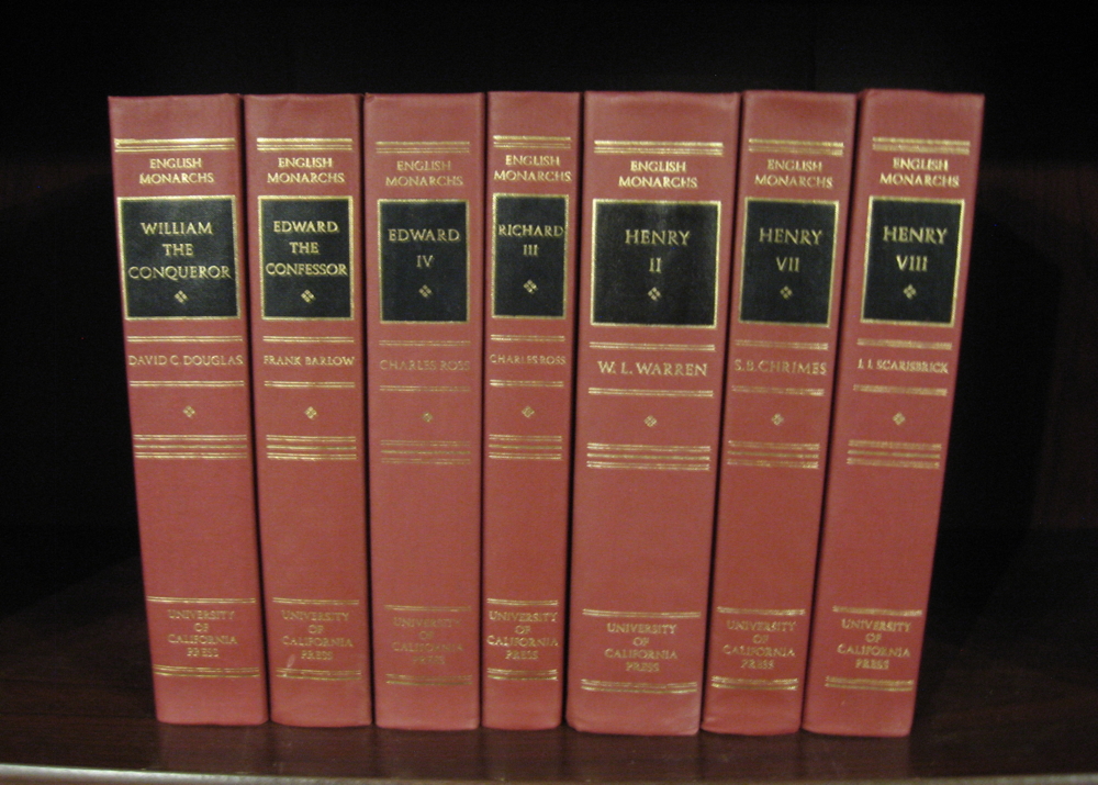 Seven-Volume Collection of Books about English Monarchs