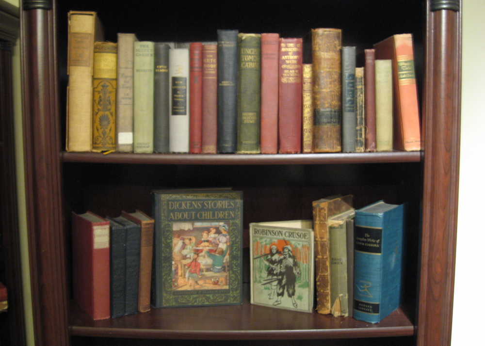 Assortment of Vintage Children's Books and Classics