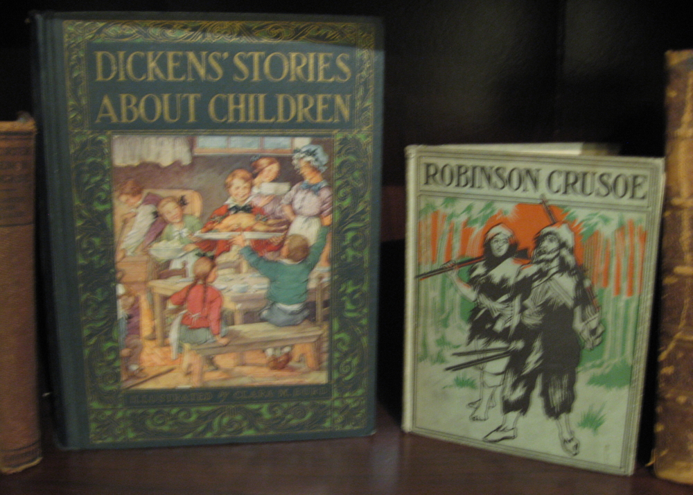 Assortment of Vintage Children's Books and Classics
