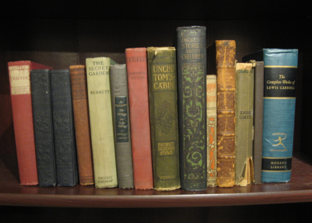 Assortment of Vintage Children's Books and Classics