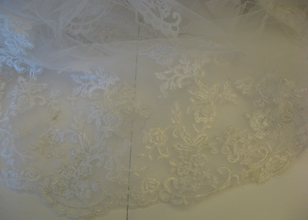 Pair of Cathedral-Length Wedding Veils