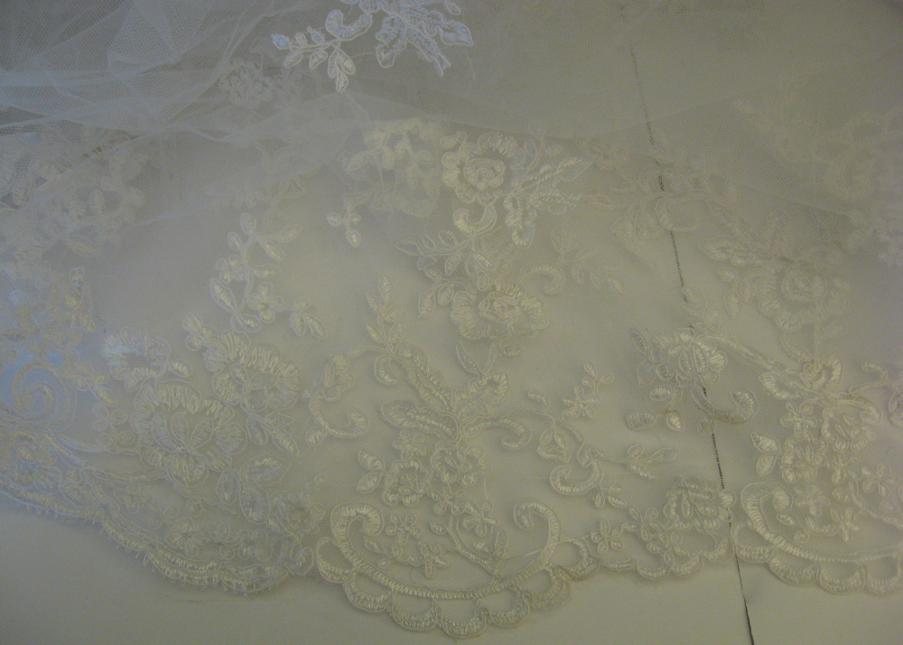 Pair of Cathedral-Length Wedding Veils