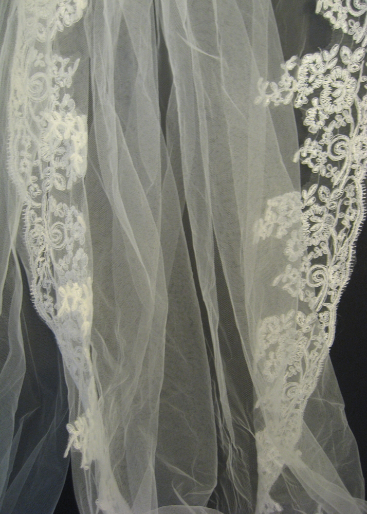 Pair of Cathedral-Length Wedding Veils