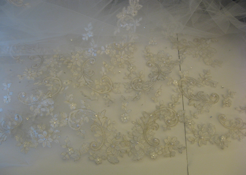Pair of Cathedral-Length Wedding Veils