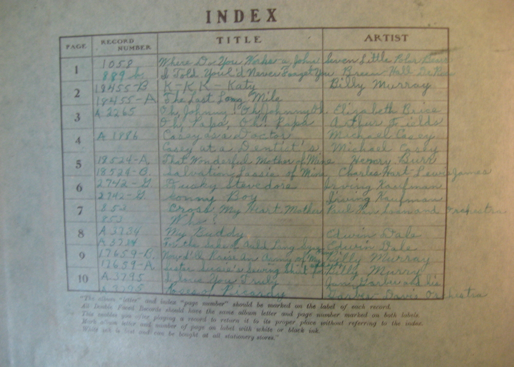 Twelve-Volume Set of 78 rpm Records