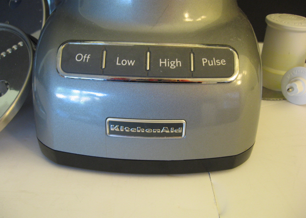 Three-Speed KitchenAid Food Processor.