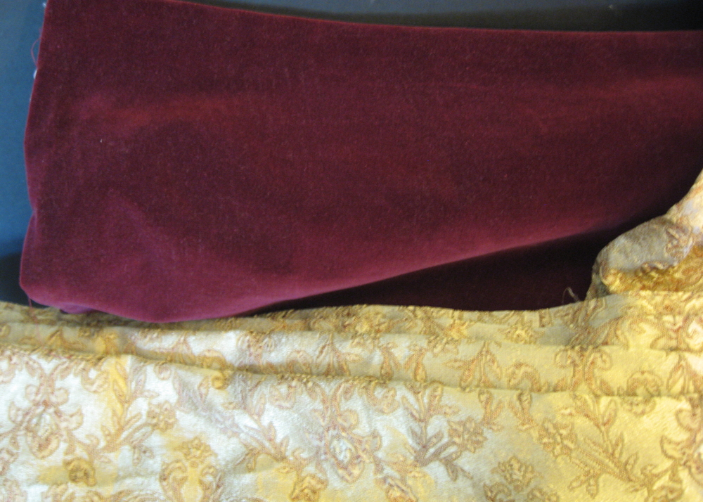 Embroidered Gold Tone Curtain Set