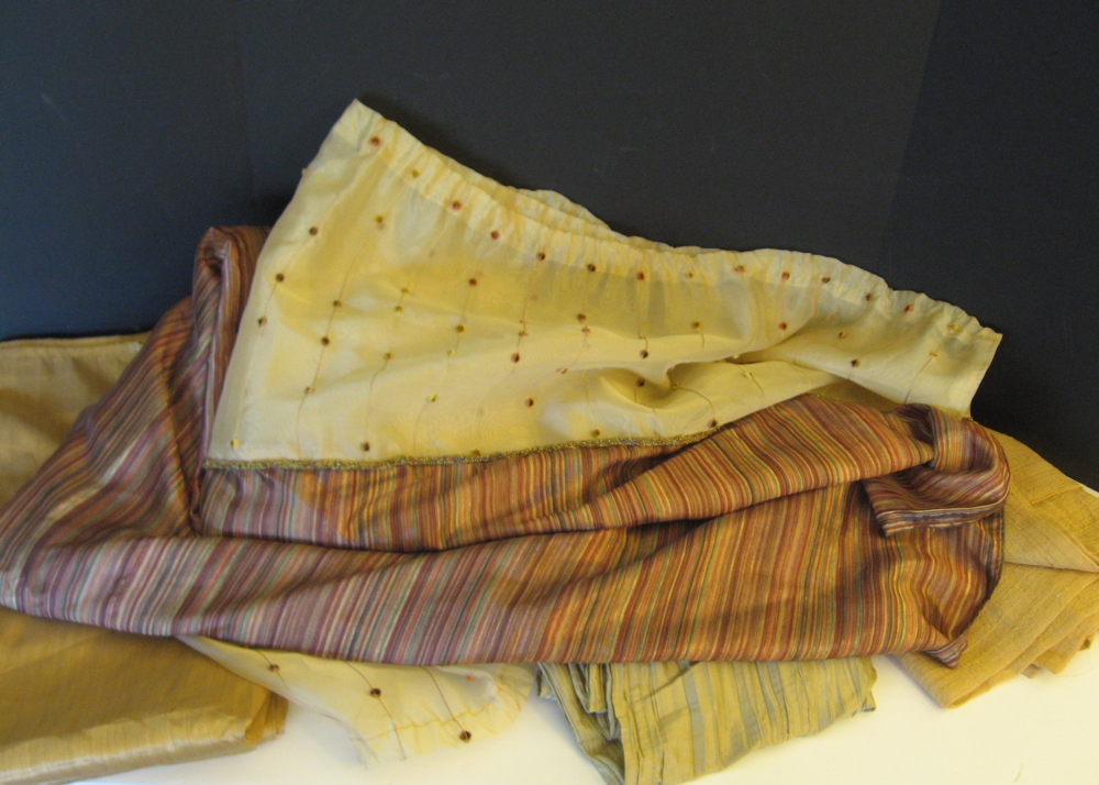 Assortment of Earth Tone Curtains