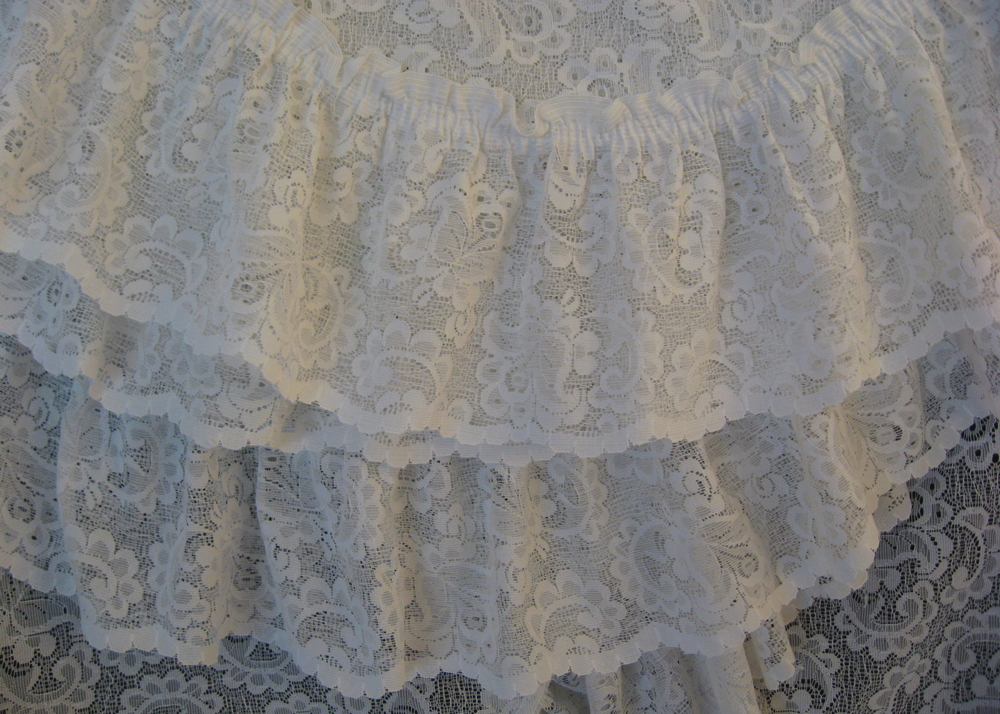 Assortment of Lace and Damask Home Accessories