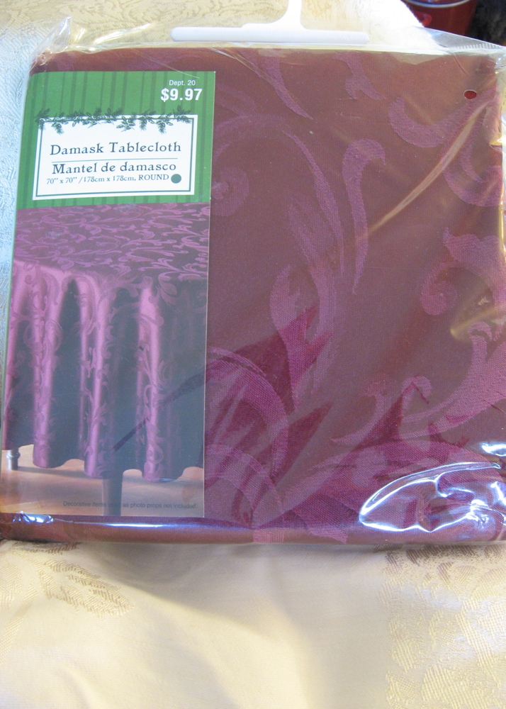 Assortment of Lace and Damask Home Accessories