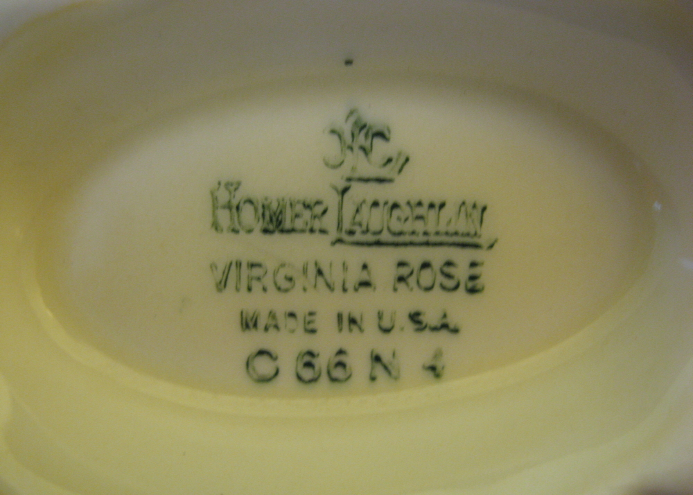 Set of Homer Laughlin Virginia Rose China