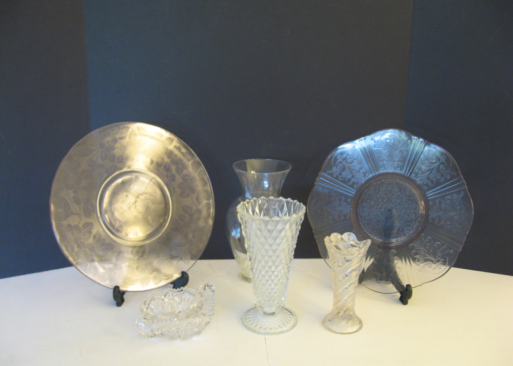Assortment of Decorative Glass