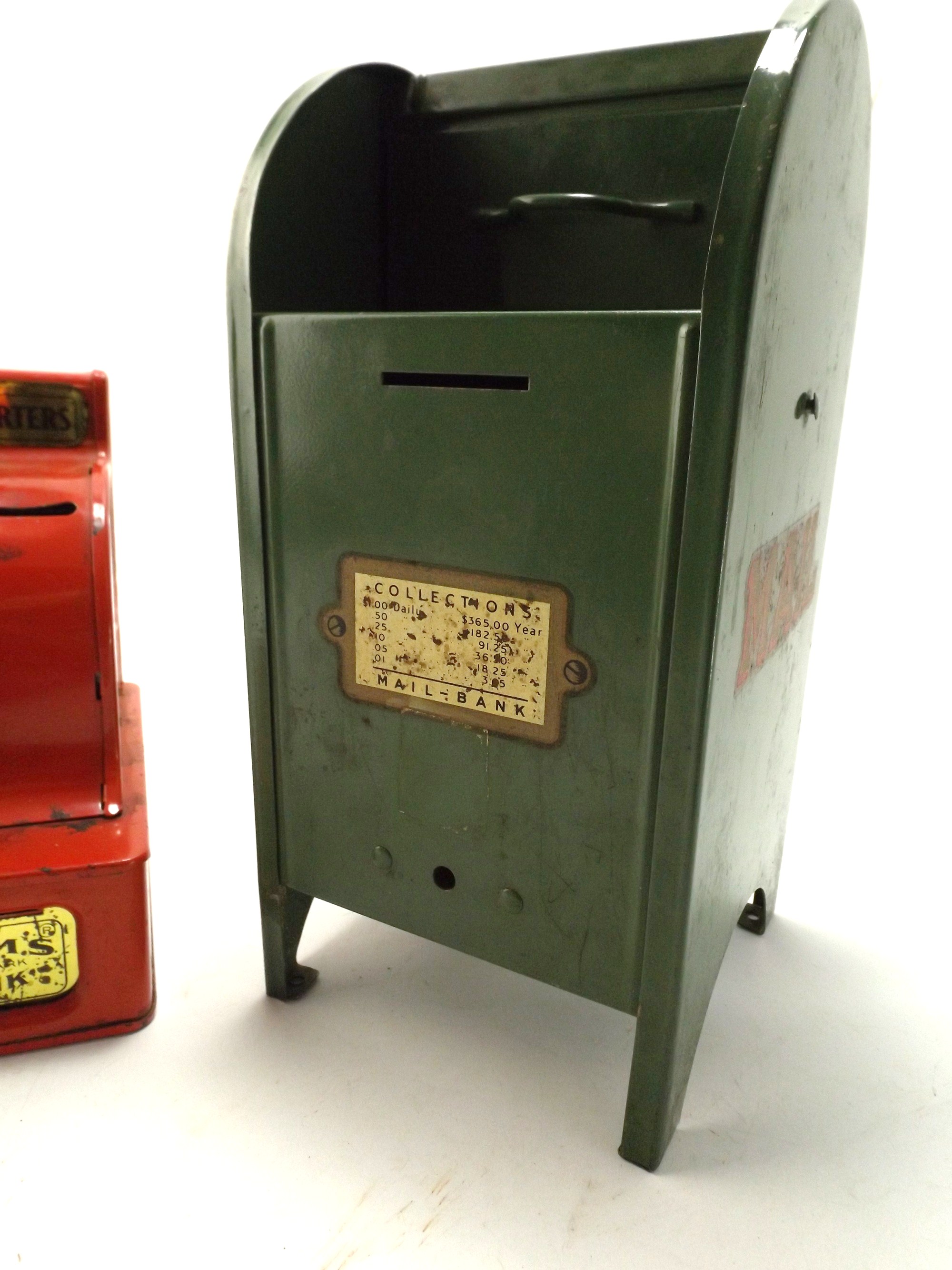 Vintage Uncle Sam's Bank and Mailbox Bank