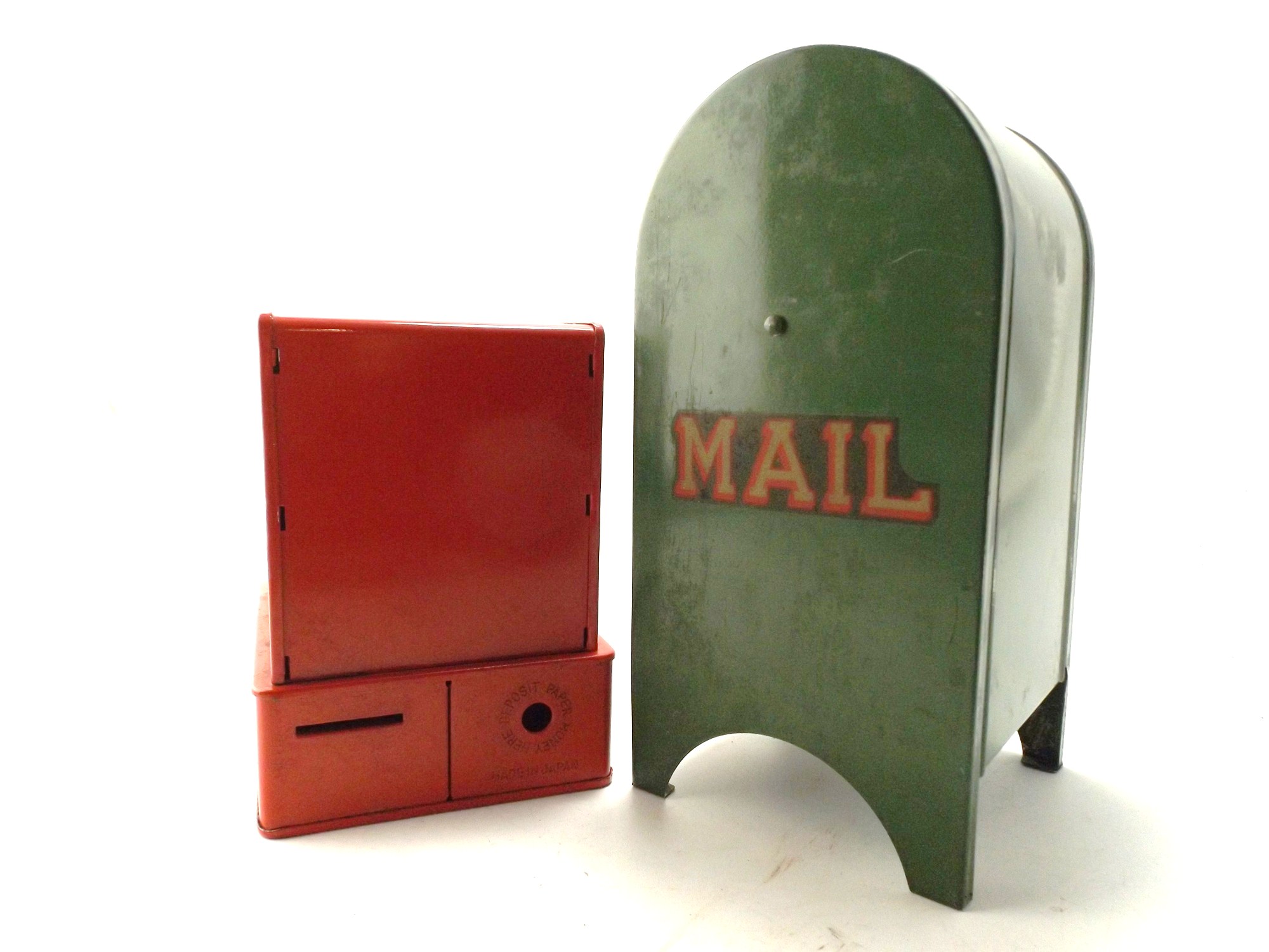 Vintage Uncle Sam's Bank and Mailbox Bank