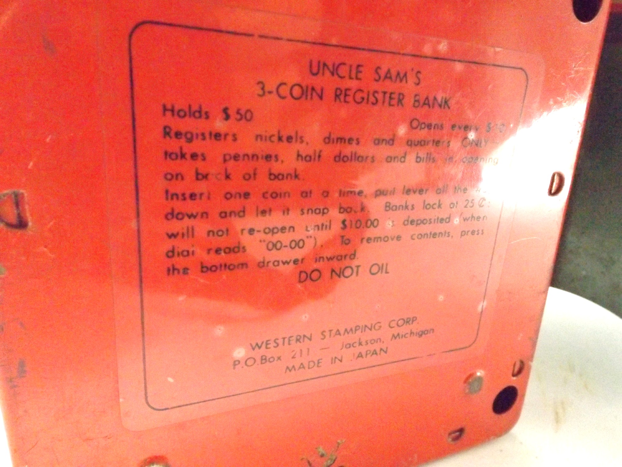 Vintage Uncle Sam's Bank and Mailbox Bank