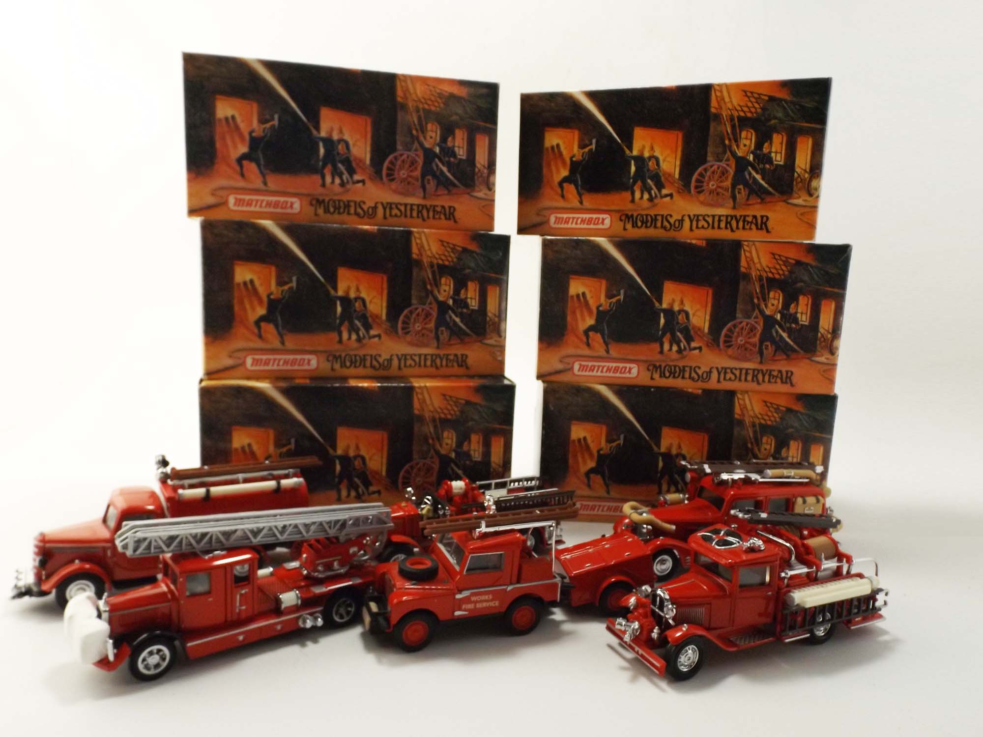 Matchbox Fire Engine Series Models of Yesteryear