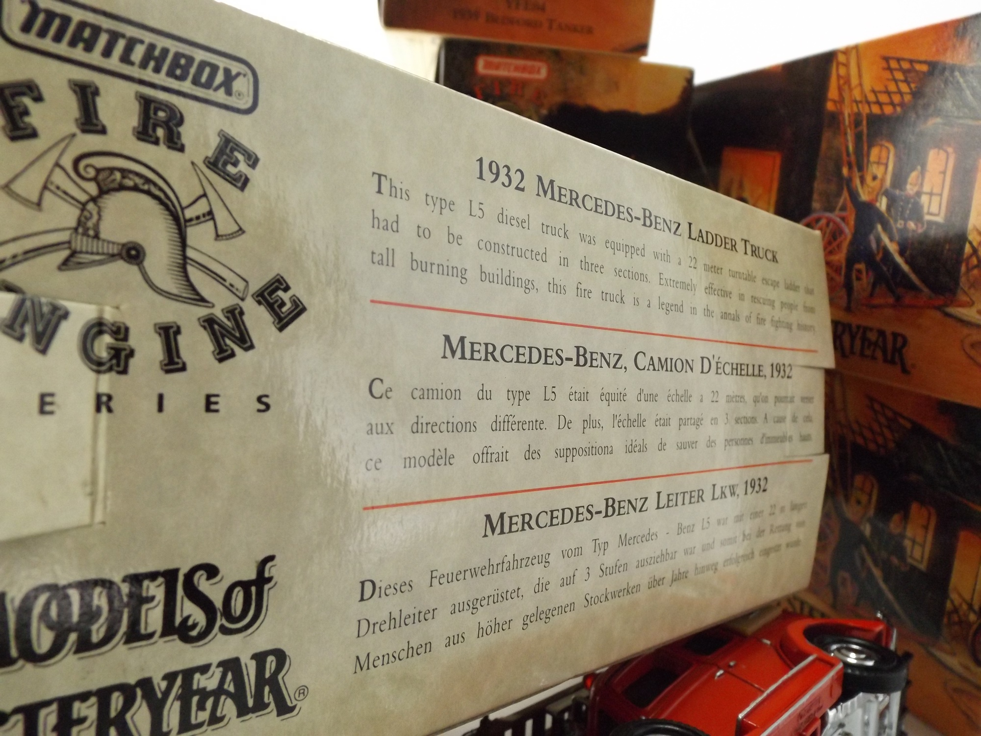 Matchbox Fire Engine Series Models of Yesteryear