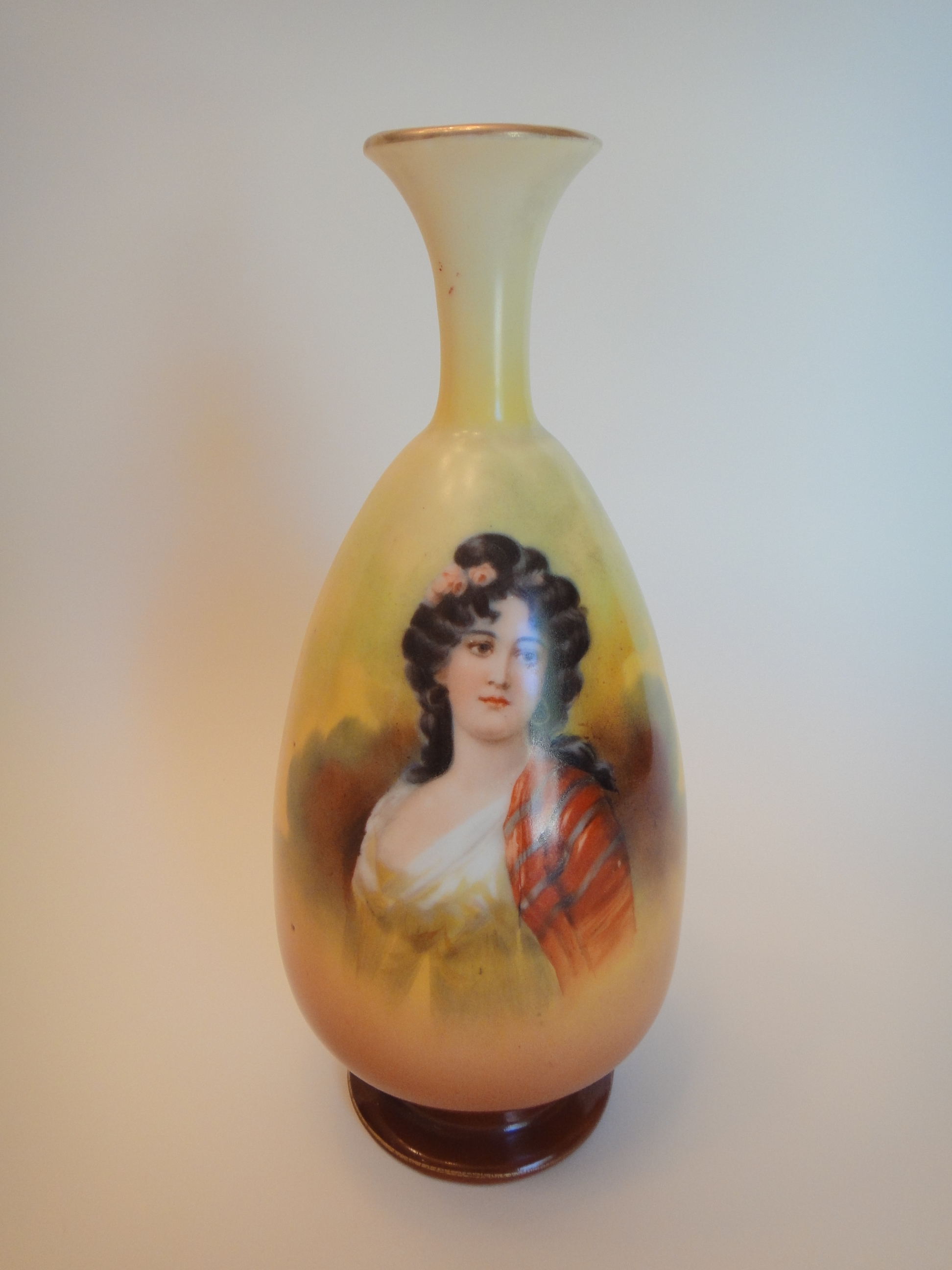 Vintage Portrait Vase