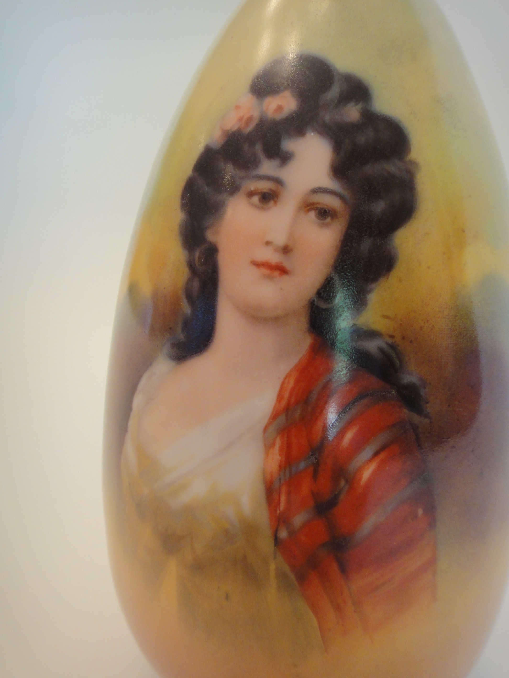 Vintage Portrait Vase