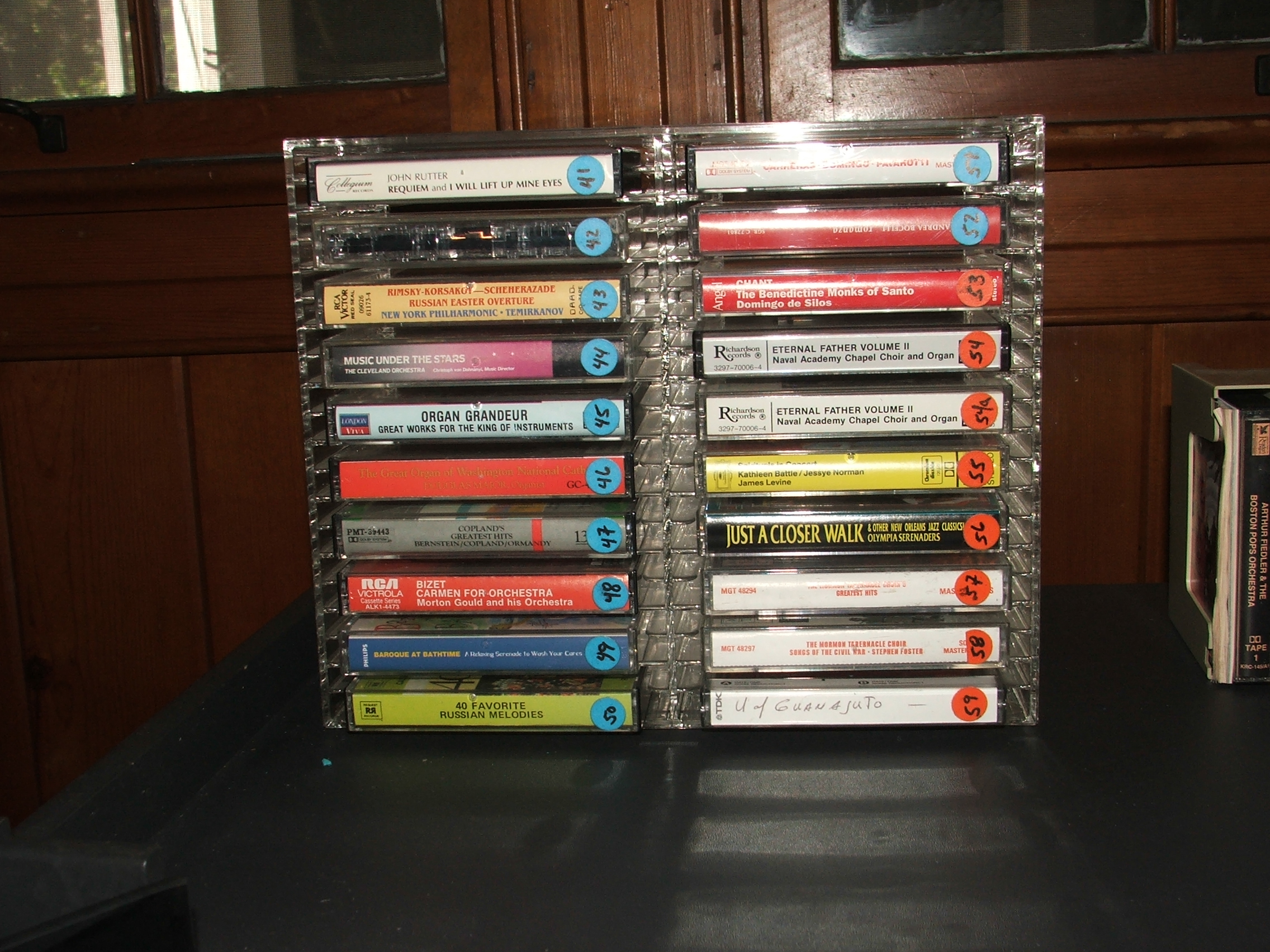 Black Cabinet full of Music