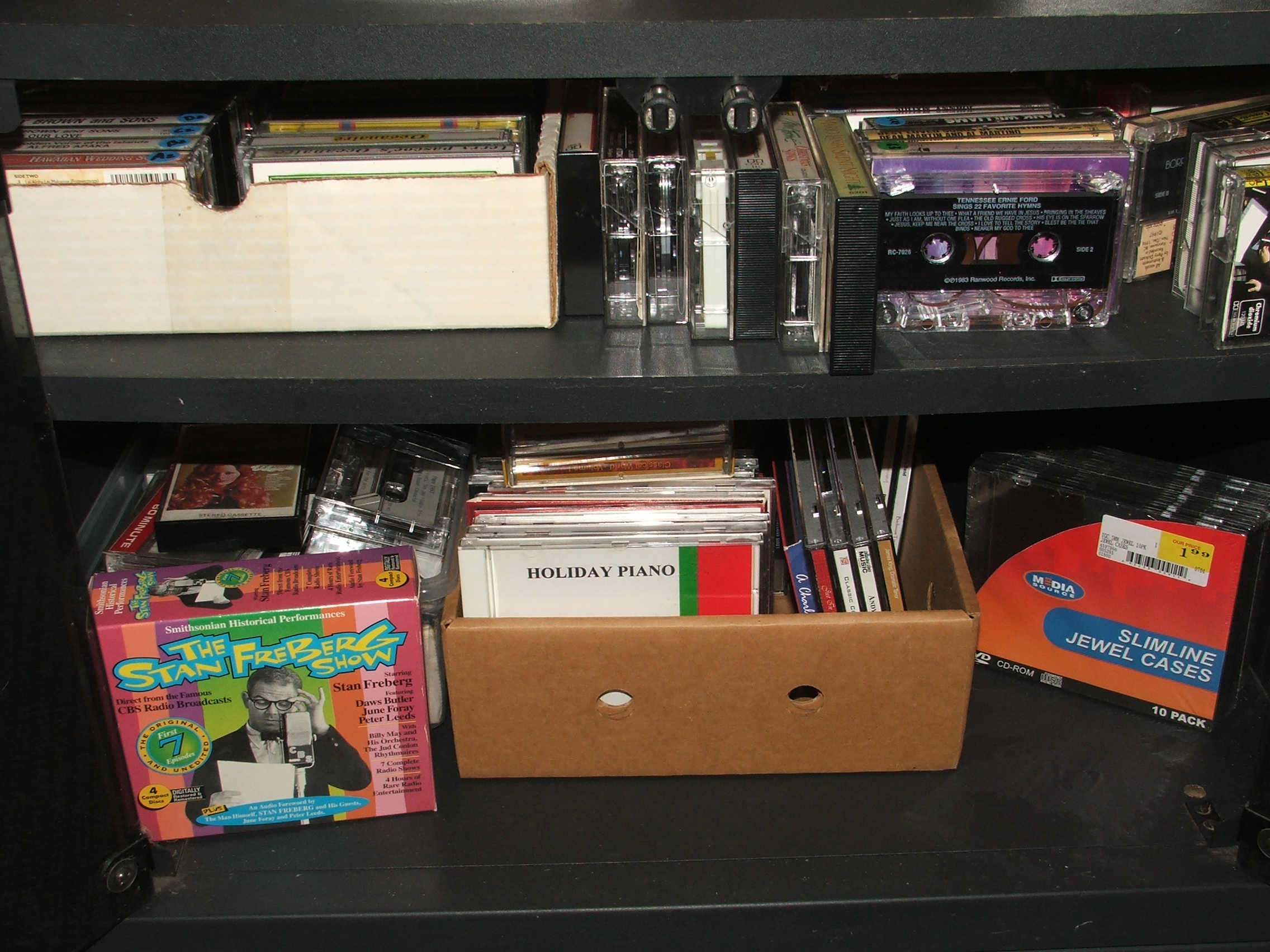 Black Cabinet full of Music