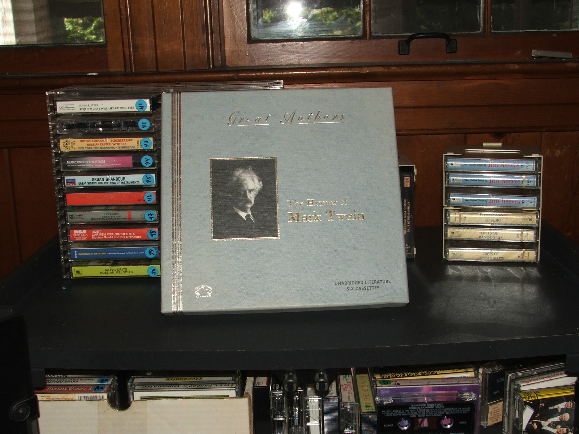 Black Cabinet full of Music