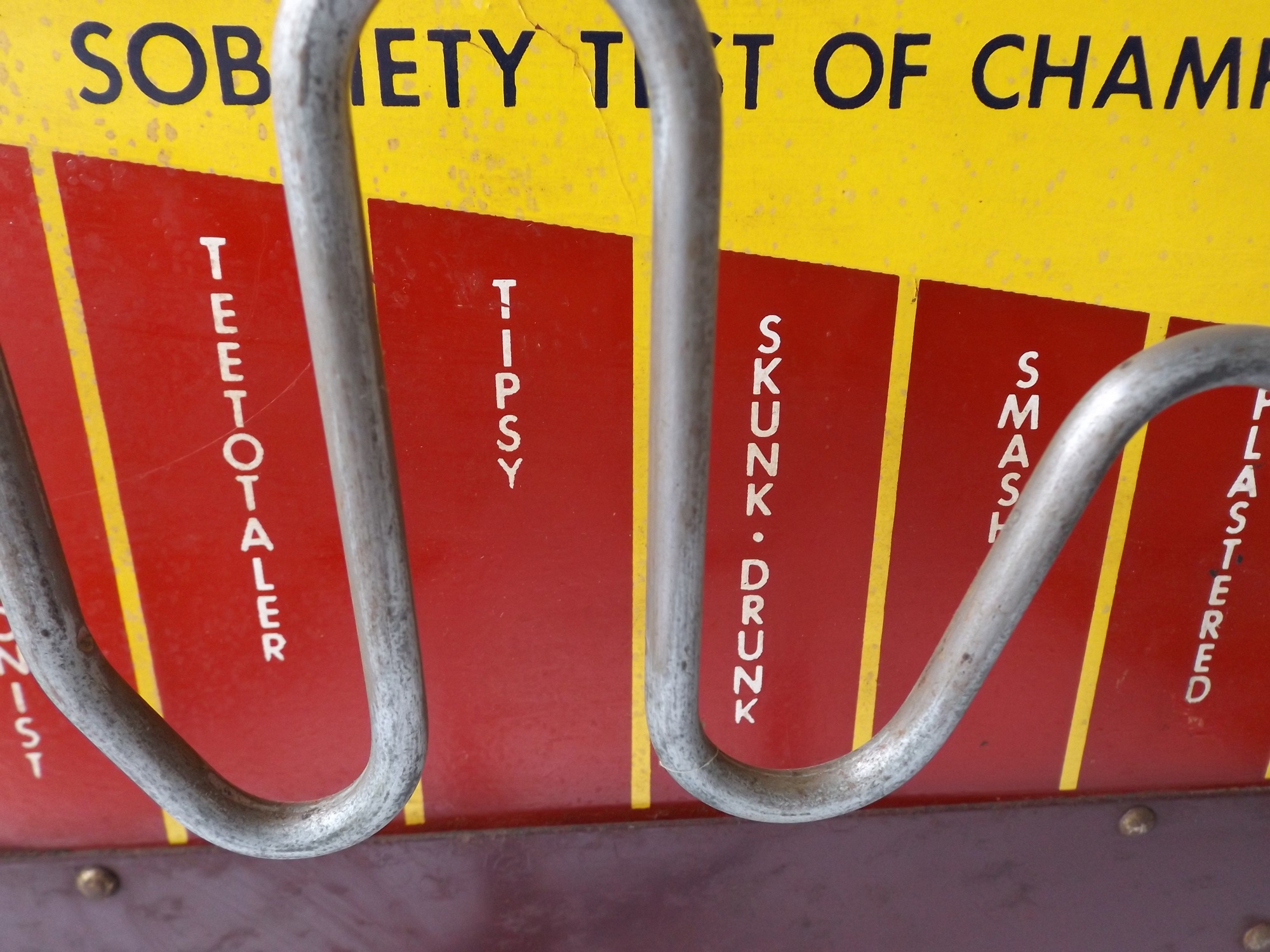 Retro Booz Barometer--Sobriety Test